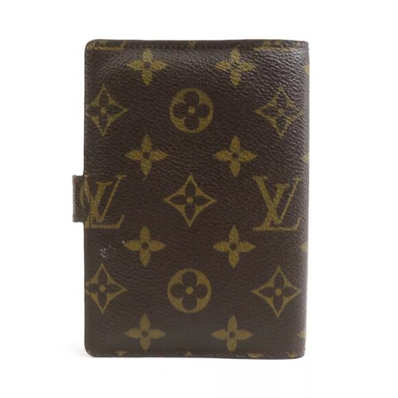 Auth LOUIS VUITTON Monogram Agenda PM Agenda/Note Cover Brown - Picture 2 of 10